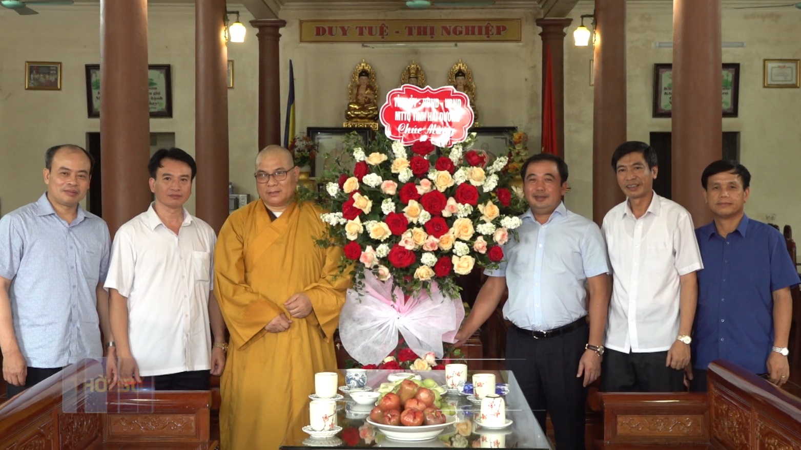 Bí thư Tỉnh ủy chúc mừng lễ Phật Đản